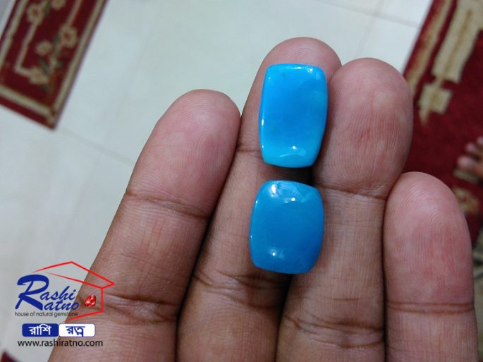 Square Shape Turquoise Stone (Square Shape Firoza Stone) - Image 3