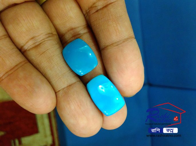 Square Shape Turquoise Stone (Square Shape Firoza Stone) - Image 4