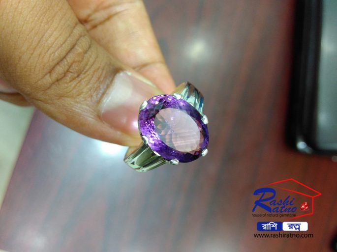 Ratno Pathor Amethyst Stone (রত্ন পাথর এমেথিস্ট স্টোন) - Image 4