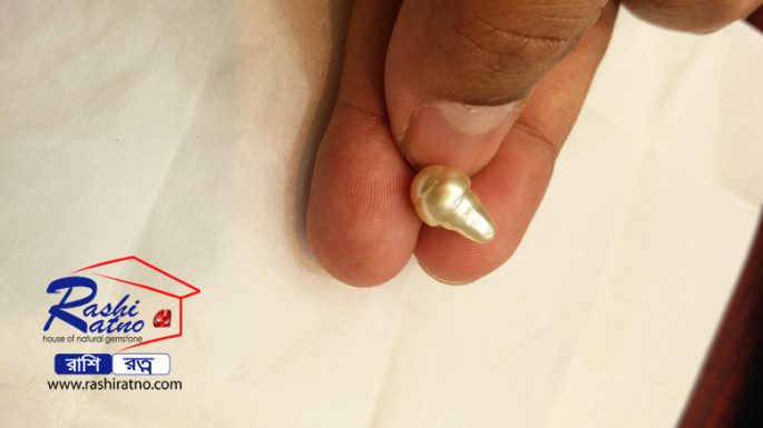 Shiv Ling Golden Pearl Stone (শিবলিঙ্গ শশী মুক্তা পাথর) - Image 3